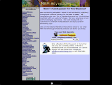 Tablet Screenshot of mrmadvertising.com